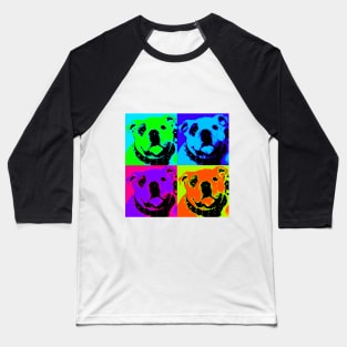 Pop Art - English Bulldog Baseball T-Shirt